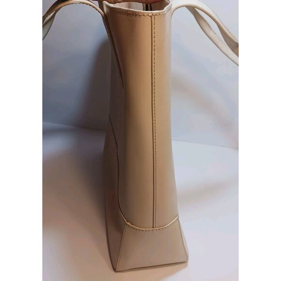 Moral Code Blake Tote Ivory Eco Friendly Leather MSRP $179 EUC - Picture 8 of 13